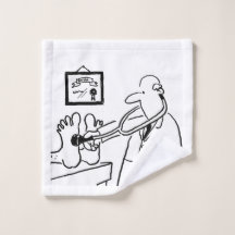 医療用フランネル。聴診器を持つ医師