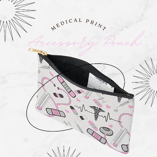 医療用プリントアクセサリーポーチ アクセサリーポーチ