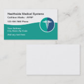 医療用プロフェッショナルモダン名刺 名刺 (正面/裏面)