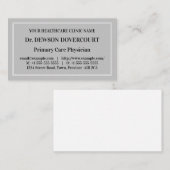 医療用プロフェッショナル伝統的名刺 名刺 (正面/裏面)