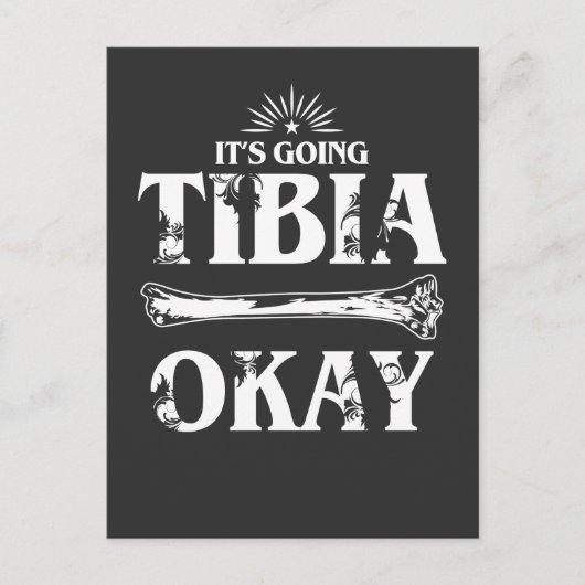 医療用プン骨病院の先生骨 ポストカード (正面)