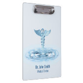 医療用ヘルメスロッドブルーカドゥセウス水リップル クリップボード (右)
