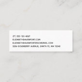 医療用マスクを着たかわいいクマナース|過去記事 スキニー名刺 (裏面)