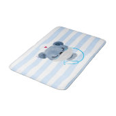 医療用マスクを着たかわいいクマナース|過去記事 バスマット (アングル)