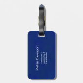 医療用マスクを着たかわいいクマナース|過去記事 ラゲッジタグ (裏面縦)