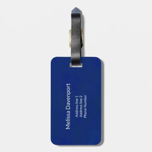 医療用マスクを着たかわいいクマナース|過去記事 ラゲッジタグ (裏面縦)