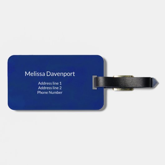 医療用マスクを着たかわいいクマナース|過去記事 ラゲッジタグ (裏面横)