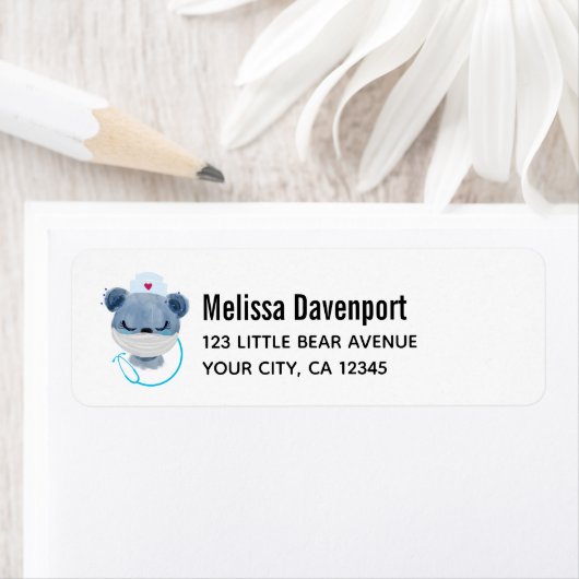 医療用マスクを着たかわいいクマナース|過去記事 ラベル (インサイチュ)