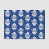 医療用マスクを着たかわいいクマナース|過去記事 薄葉紙 (正面)