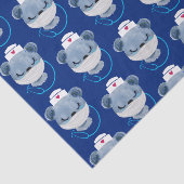 医療用マスクを着たかわいいクマナース|過去記事 薄葉紙 (詳細)