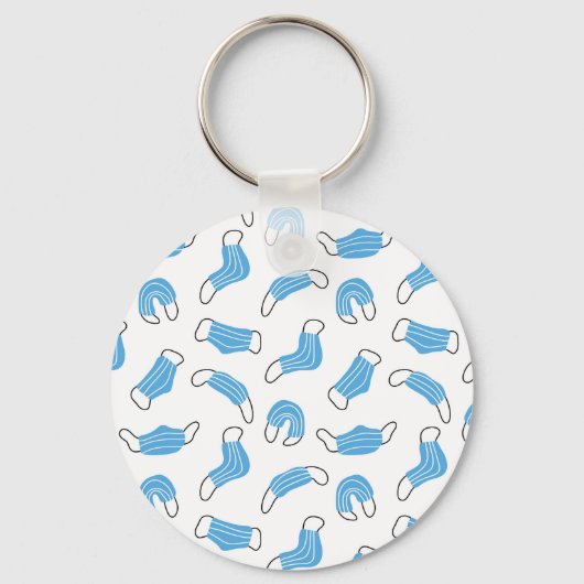 医療用マスクパターン キーホルダー (正面)