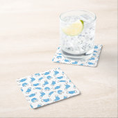 医療用マスクパターン スクエアペーパーコースター (インサイチュ)