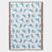 医療用マスクパターン スローブランケット (正面縦)