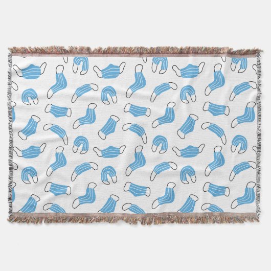 医療用マスクパターン スローブランケット (正面)