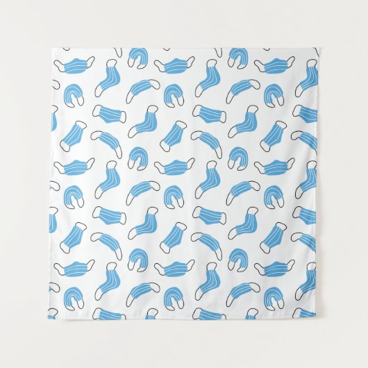 医療用マスクパターン タペストリー (正面)