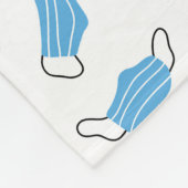 医療用マスクパターン フリースブランケット (角)