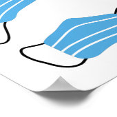 医療用マスクパターン ポスター (角)