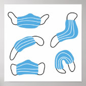 医療用マスクパターン ポスター (正面)