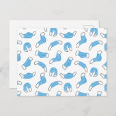 医療用マスクパターン ポストカード (正面/裏面)