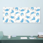 医療用マスクパターン 横断幕 (トレードショー)