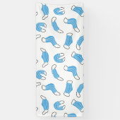 医療用マスクパターン 横断幕 (縦)