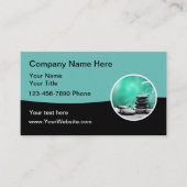 医療用マッサージ禅名刺 名刺 (正面)