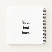 医療用ユーモアのスパイラルノートブックギフト ノートブック (裏面)