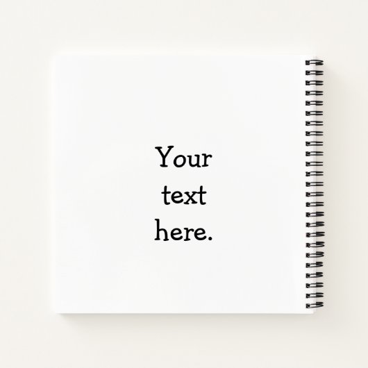 医療用ユーモアのスパイラルノートブックギフト ノートブック (裏面)