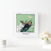 医療用ユーモアの壁時計 スクエア壁時計 (ホーム)