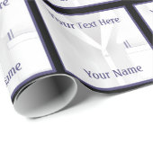 医療用ラボコートカスタム包装紙 ラッピングペーパー (ロールコーナー)