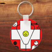 医療用ロゴ キーホルダー (正面)