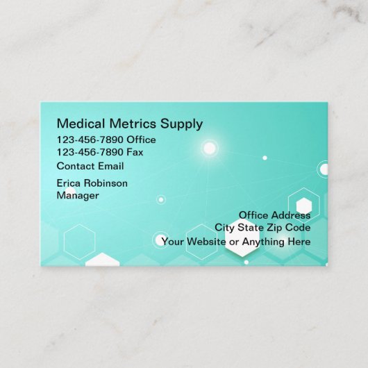 医療用供給業者名刺 名刺 (正面)