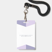 医療用写真ID識別プラスチックバッジ バッジ (Back with Lanyard)