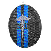 医療用医師MDカドゥセウス炭素繊維スタイル ダーツボード (正面右)