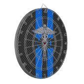 医療用医師MDカドゥセウス炭素繊維スタイル ダーツボード (正面左)