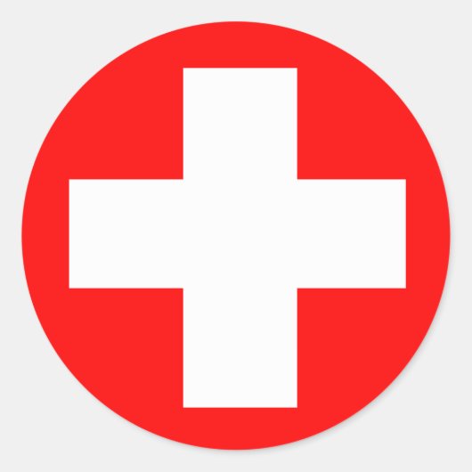 医療用十字 ラウンドシール (正面)