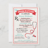 医療用卒業処方パッド招待状 招待状 (正面)