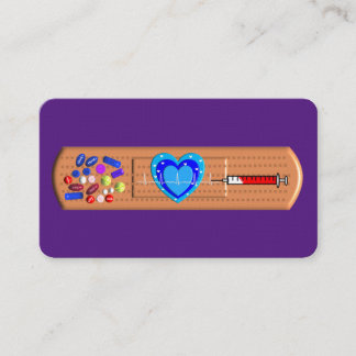 医療用名刺ビッグバンダイドパープル 名刺