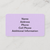 医療用名刺ビッグバンダイドパープル 名刺 (裏面)