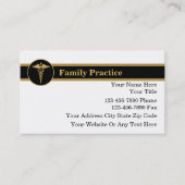 医療用名刺 予約カード (正面)