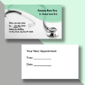 医療用名刺 予約カード