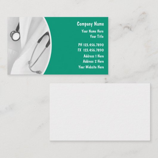医療用名刺 名刺 (正面/裏面)