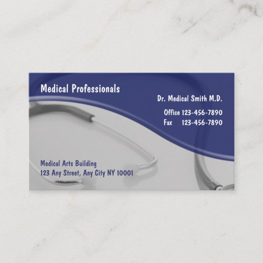 医療用名刺 名刺 (正面)