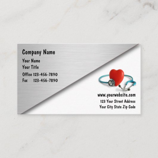 医療用名刺 名刺 (正面)