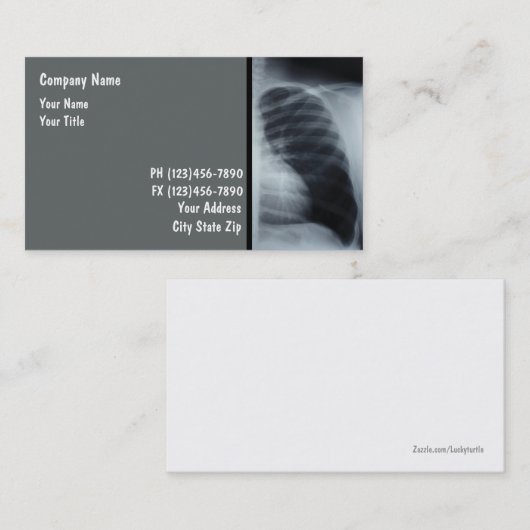 医療用名刺 名刺 (正面/裏面)