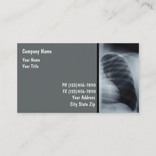 医療用名刺 名刺 (正面)