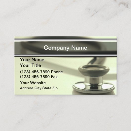 医療用名刺 名刺 (正面)