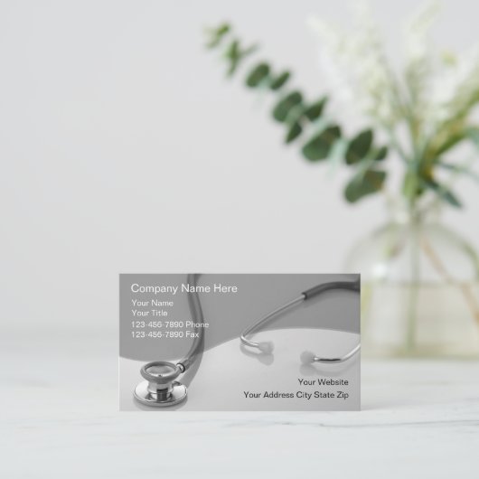 医療用名刺 名刺 (スタンド正面)