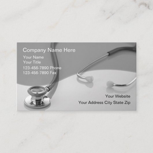 医療用名刺 名刺 (正面)