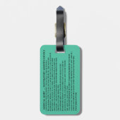 医療用呼吸器CPAPマ運シンオン ラゲッジタグ (裏面縦)